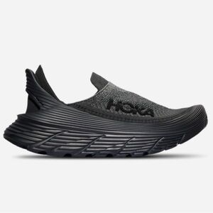 Hoka Black Recovery TC shoes women 9 men 8